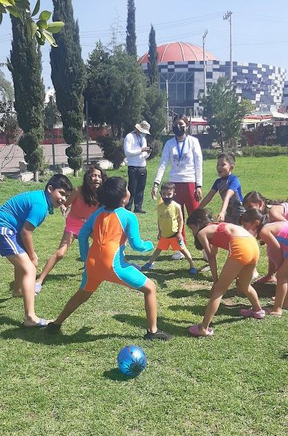 juegos recreativos previos a entrar a la alberca